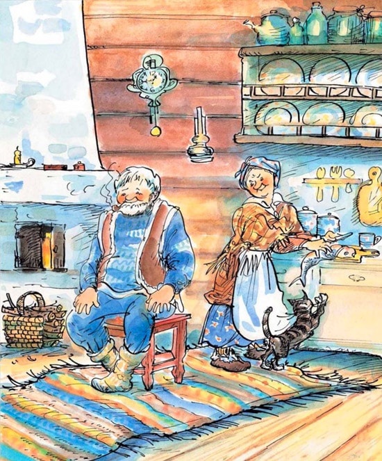 Иллюстрация к книге — Папа, мама, бабушка и восемь детей в деревне, или Маленький подарок Антона [i_018.jpg]