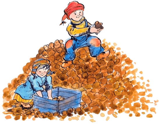 Иллюстрация к книге — Папа, мама, бабушка и восемь детей в деревне, или Маленький подарок Антона [i_019.jpg]