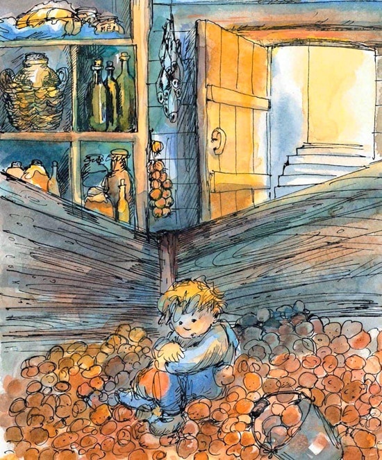 Иллюстрация к книге — Папа, мама, бабушка и восемь детей в деревне, или Маленький подарок Антона [i_021.jpg]