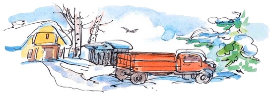 Иллюстрация к книге — Папа, мама, бабушка и восемь детей в деревне, или Маленький подарок Антона [i_024.jpg]