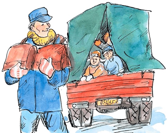 Иллюстрация к книге — Папа, мама, бабушка и восемь детей в деревне, или Маленький подарок Антона [i_043.jpg]