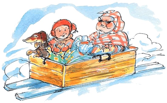 Иллюстрация к книге — Папа, мама, бабушка и восемь детей в деревне, или Маленький подарок Антона [i_053.jpg]