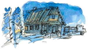 Иллюстрация к книге — Папа, мама, бабушка и восемь детей в деревне, или Маленький подарок Антона [i_077.jpg]