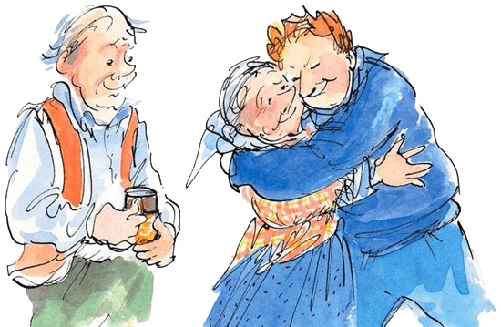 Иллюстрация к книге — Папа, мама, бабушка и восемь детей в деревне, или Маленький подарок Антона [i_084.jpg]