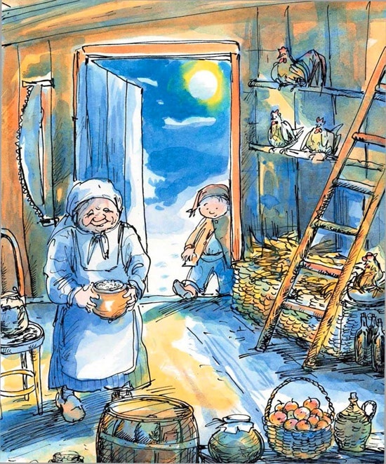 Иллюстрация к книге — Папа, мама, бабушка и восемь детей в деревне, или Маленький подарок Антона [i_090.jpg]