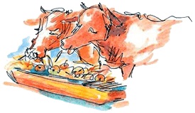 Иллюстрация к книге — Папа, мама, бабушка и восемь детей в деревне, или Маленький подарок Антона [i_092.jpg]