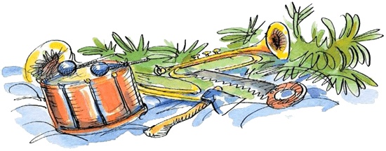 Иллюстрация к книге — Папа, мама, бабушка и восемь детей в деревне, или Маленький подарок Антона [i_110.jpg]