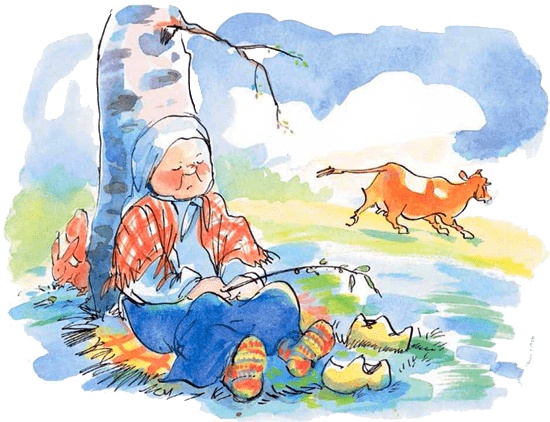 Иллюстрация к книге — Папа, мама, бабушка и восемь детей в деревне, или Маленький подарок Антона [i_119.jpg]