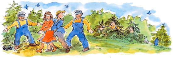 Иллюстрация к книге — Папа, мама, бабушка и восемь детей в деревне, или Маленький подарок Антона [i_130.jpg]