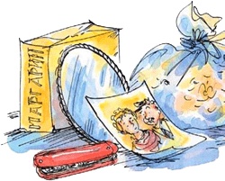 Иллюстрация к книге — Папа, мама, бабушка и восемь детей в деревне, или Маленький подарок Антона [i_135.jpg]