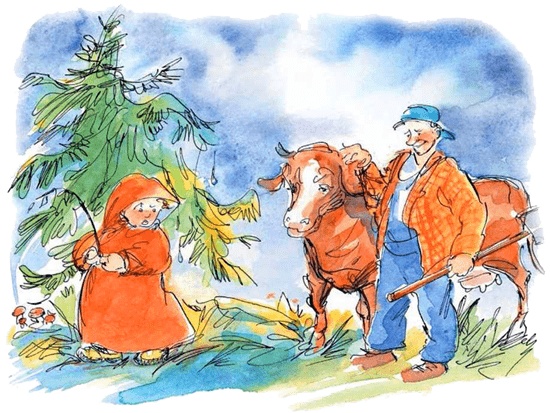 Иллюстрация к книге — Папа, мама, бабушка и восемь детей в деревне, или Маленький подарок Антона [i_147.jpg]