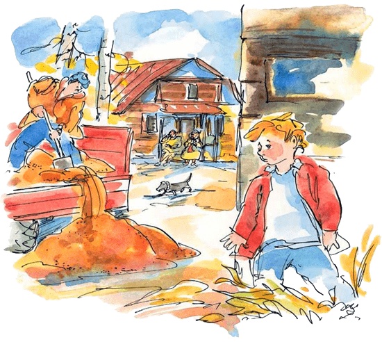 Иллюстрация к книге — Папа, мама, бабушка и восемь детей в деревне, или Маленький подарок Антона [i_152.jpg]