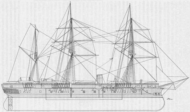 Иллюстрация к книге — Линкоры Британской империи. Часть 1. Пар, парус и броня Уцененный товар (№1) [pic_12.jpg]