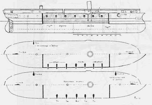 Иллюстрация к книге — Линкоры Британской империи. Часть 1. Пар, парус и броня Уцененный товар (№1) [pic_13.jpg]