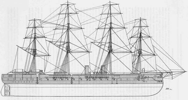 Иллюстрация к книге — Линкоры Британской империи. Часть 1. Пар, парус и броня Уцененный товар (№1) [pic_16.jpg]