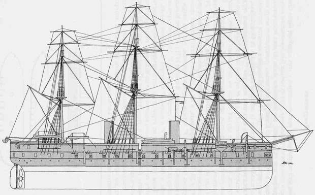 Иллюстрация к книге — Линкоры Британской империи. Часть 1. Пар, парус и броня Уцененный товар (№1) [pic_25.jpg]