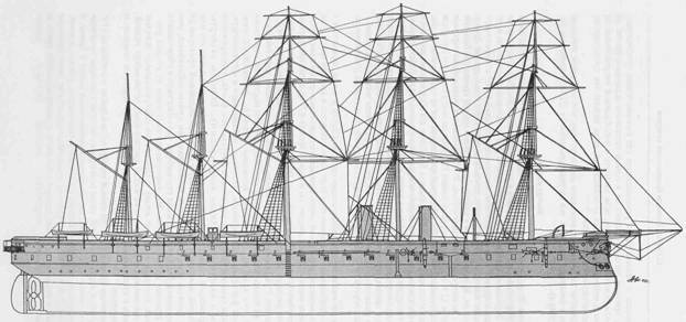 Иллюстрация к книге — Линкоры Британской империи. Часть 1. Пар, парус и броня Уцененный товар (№1) [pic_26.jpg]