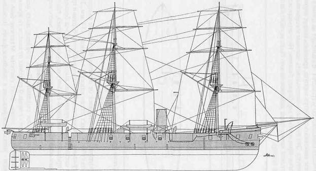 Иллюстрация к книге — Линкоры Британской империи. Часть 1. Пар, парус и броня Уцененный товар (№1) [pic_41.jpg]
