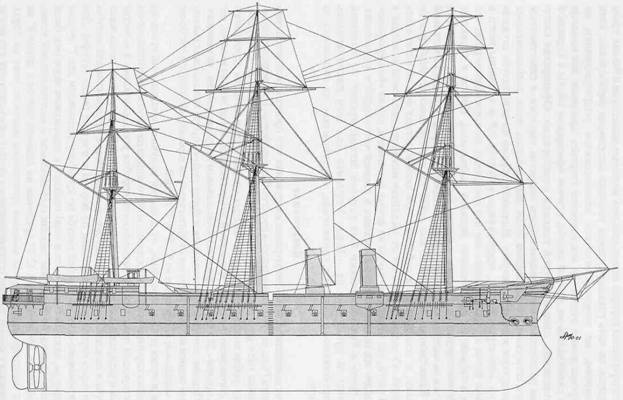 Иллюстрация к книге — Линкоры Британской империи. Часть 1. Пар, парус и броня Уцененный товар (№1) [pic_43.jpg]