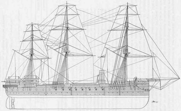 Иллюстрация к книге — Линкоры Британской империи. Часть 1. Пар, парус и броня Уцененный товар (№1) [pic_50.jpg]