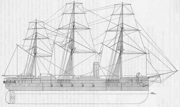 Иллюстрация к книге — Линкоры Британской империи. Часть 1. Пар, парус и броня Уцененный товар (№1) [pic_52.jpg]
