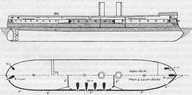 Иллюстрация к книге — Линкоры Британской империи. Часть 1. Пар, парус и броня Уцененный товар (№1) [pic_58.jpg]