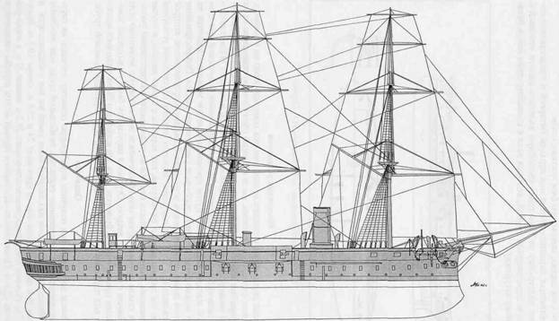 Иллюстрация к книге — Линкоры Британской империи. Часть 1. Пар, парус и броня Уцененный товар (№1) [pic_75.jpg]