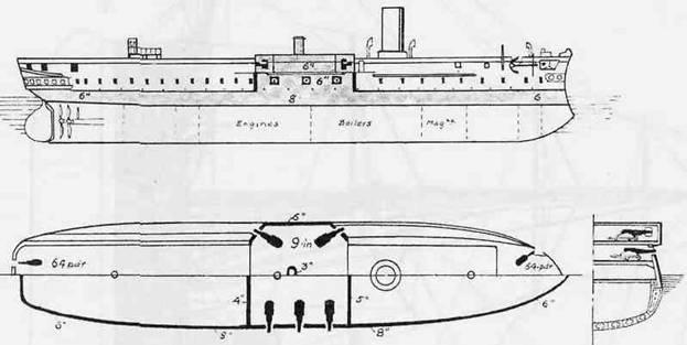 Иллюстрация к книге — Линкоры Британской империи. Часть 1. Пар, парус и броня Уцененный товар (№1) [pic_76.jpg]
