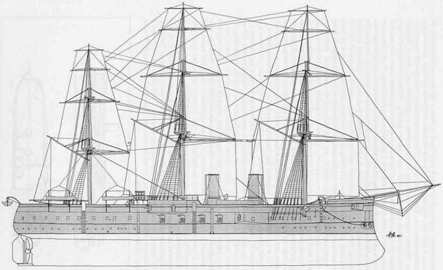 Иллюстрация к книге — Линкоры Британской империи. Часть 1. Пар, парус и броня Уцененный товар (№1) [pic_77.jpg]