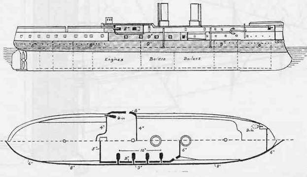 Иллюстрация к книге — Линкоры Британской империи. Часть 1. Пар, парус и броня Уцененный товар (№1) [pic_79.jpg]