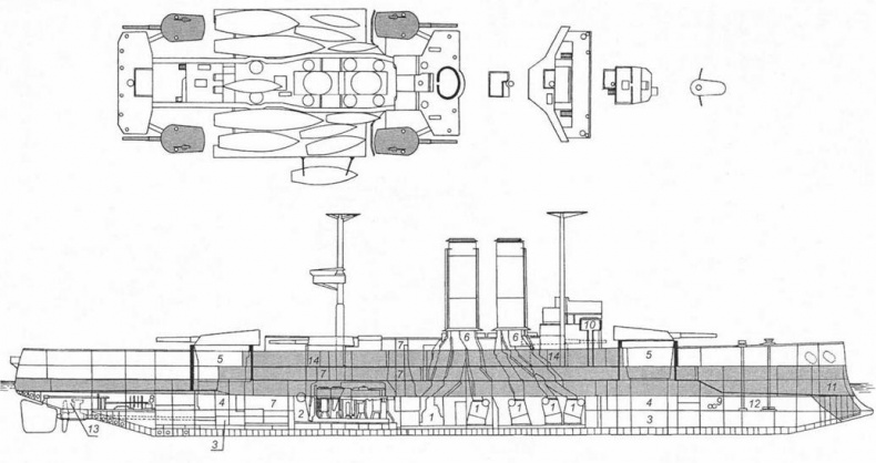 Иллюстрация к книге — Линкоры Британской империи. Часть 5. На рубеже столетий [pic_37.jpg]