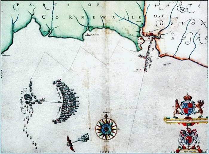 Иллюстрация к книге — Все переломные сражения парусного флота. От Великой Армады до Трафальгара [i_010.jpg]