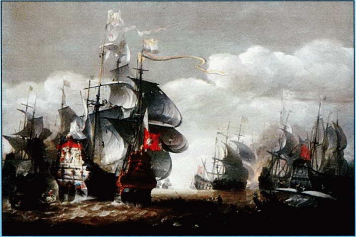 Иллюстрация к книге — Все переломные сражения парусного флота. От Великой Армады до Трафальгара [i_032.jpg]