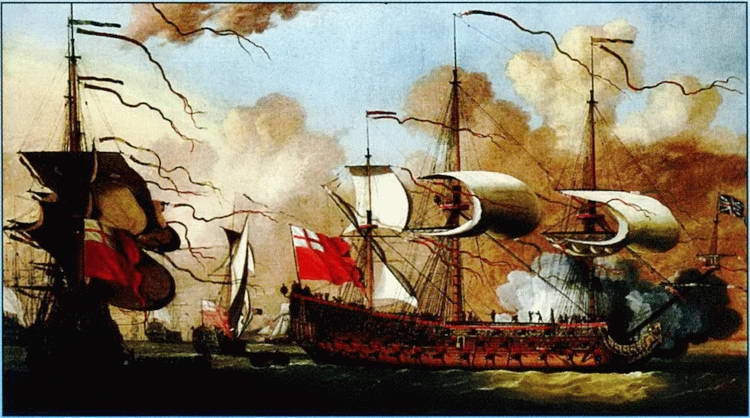 Иллюстрация к книге — Все переломные сражения парусного флота. От Великой Армады до Трафальгара [i_034.jpg]