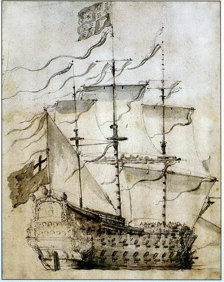 Иллюстрация к книге — Все переломные сражения парусного флота. От Великой Армады до Трафальгара [i_036.jpg]