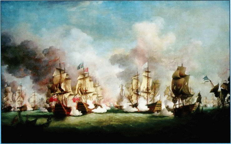 Иллюстрация к книге — Все переломные сражения парусного флота. От Великой Армады до Трафальгара [i_072.jpg]