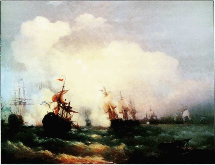 Иллюстрация к книге — Все переломные сражения парусного флота. От Великой Армады до Трафальгара [i_117.jpg]