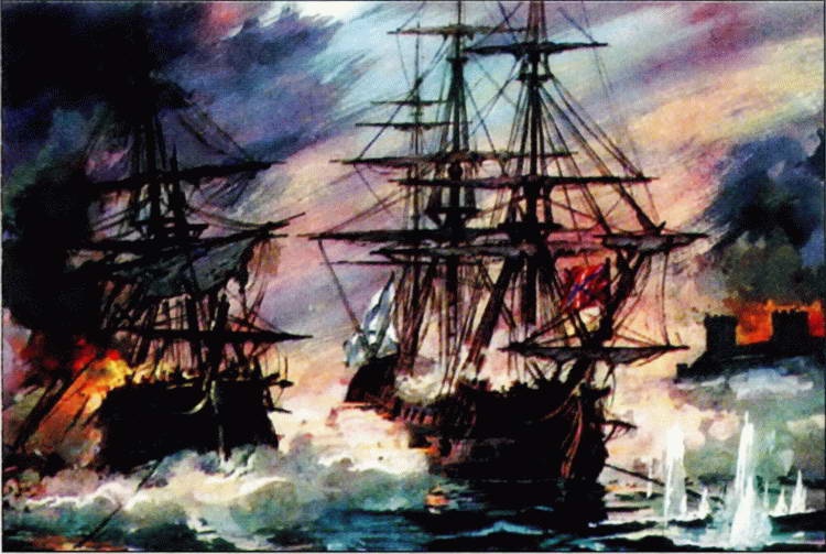 Иллюстрация к книге — Все переломные сражения парусного флота. От Великой Армады до Трафальгара [i_122.jpg]