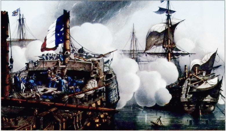 Иллюстрация к книге — Все переломные сражения парусного флота. От Великой Армады до Трафальгара [i_132.jpg]