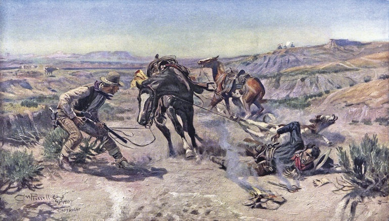 Иллюстрация к книге — Стрелки Дикого Запада. Шерифы, бандиты, ковбои, ганфайтеры [i_004.jpg]