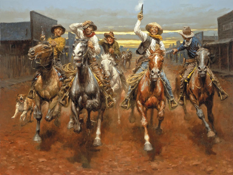 Иллюстрация к книге — Стрелки Дикого Запада. Шерифы, бандиты, ковбои, ганфайтеры [i_045.jpg]