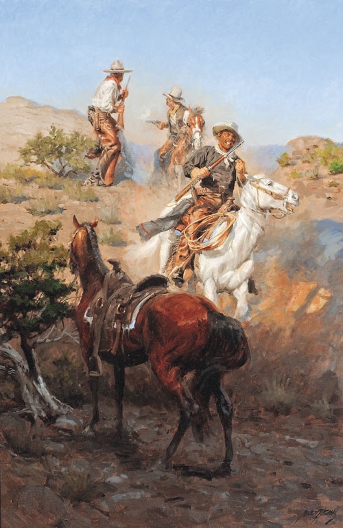 Иллюстрация к книге — Стрелки Дикого Запада. Шерифы, бандиты, ковбои, ганфайтеры [i_075.jpg]