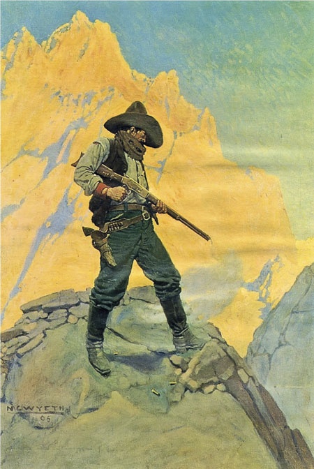 Иллюстрация к книге — Стрелки Дикого Запада. Шерифы, бандиты, ковбои, ганфайтеры [i_076.jpg]