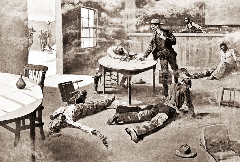 Иллюстрация к книге — Стрелки Дикого Запада. Шерифы, бандиты, ковбои, ганфайтеры [i_099.jpg]