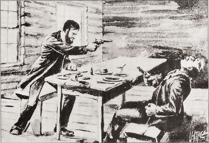 Иллюстрация к книге — Стрелки Дикого Запада. Шерифы, бандиты, ковбои, ганфайтеры [i_133.jpg]