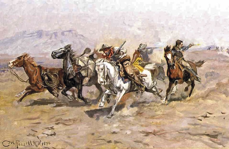 Иллюстрация к книге — Стрелки Дикого Запада. Шерифы, бандиты, ковбои, ганфайтеры [i_138.jpg]