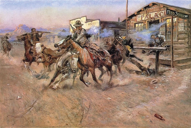 Иллюстрация к книге — Стрелки Дикого Запада. Шерифы, бандиты, ковбои, ганфайтеры [i_210.jpg]