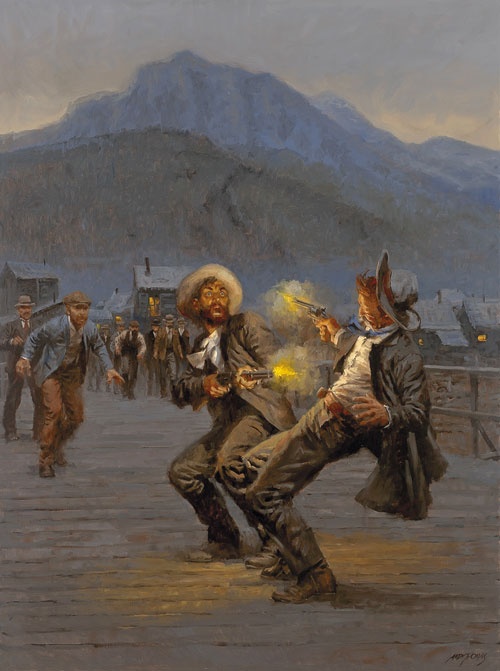 Иллюстрация к книге — Стрелки Дикого Запада. Шерифы, бандиты, ковбои, ганфайтеры [i_222.jpg]