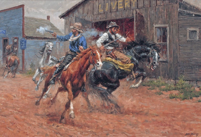 Иллюстрация к книге — Стрелки Дикого Запада. Шерифы, бандиты, ковбои, ганфайтеры [i_252.jpg]