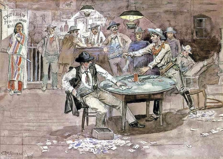 Иллюстрация к книге — Стрелки Дикого Запада. Шерифы, бандиты, ковбои, ганфайтеры [i_256.jpg]